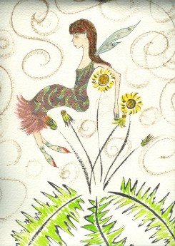 dandelionfairy by Kathy Crabbe