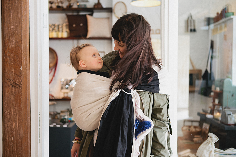 mother-babywearing