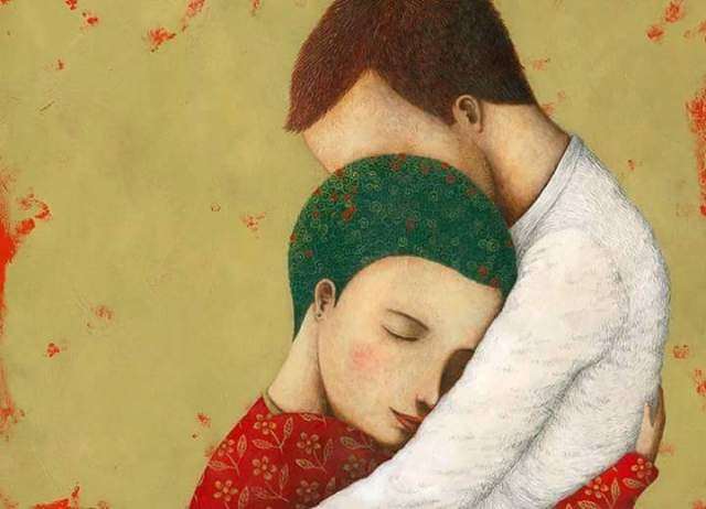 father-son, artist unknown