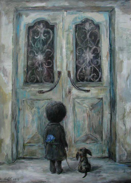 "Κλείσε την πόρτα στο χτες και άνοιξε το μυαλό, την καρδιά και το πνεύμα σου στις ευλογίες της τωρινής στιγμής" Art: Nino Chakvetadze 